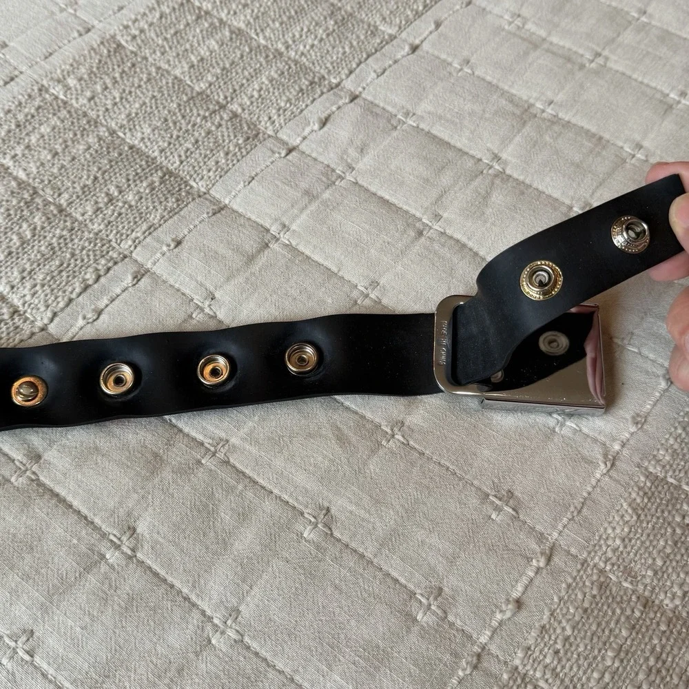 Vintage Y2K Punk Bottle Cap Seatbelt Style Unisex Belt Adjustable Size